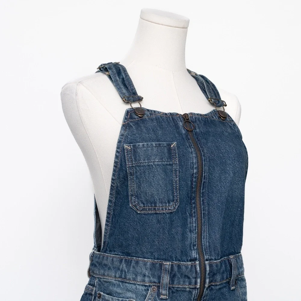 Free‎ People  - New! Sunkissed Denim Shortalls